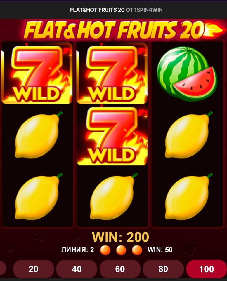 Flat Hot Fruits 20